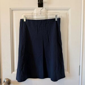 Classic Navy A-Line Women's Skirt